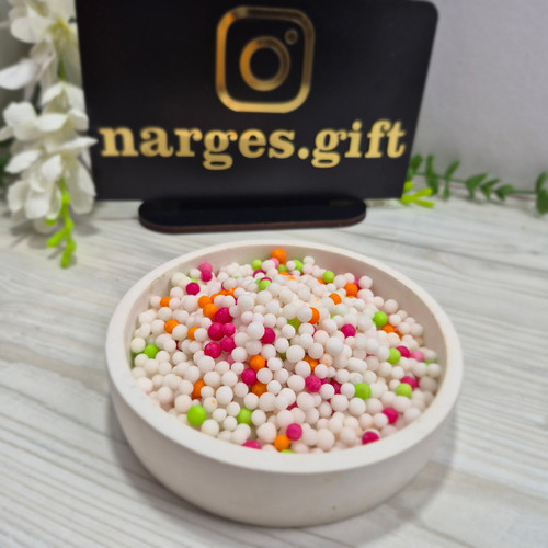 نقل رنگی عروس وزن 250 گرم - چند رنگ